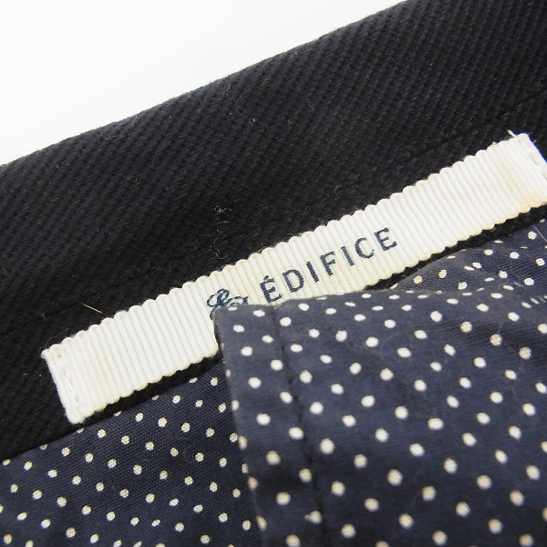 実際に弊社で買取させて頂いたEDIFICE/エディフィス コットンテーラードジャケット/46の画像 2枚目
