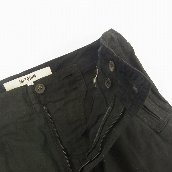 実際に弊社で買取させて頂いたFACTOTUM/ファクトタム カーゴパンツ 0146617/46の画像 4枚目