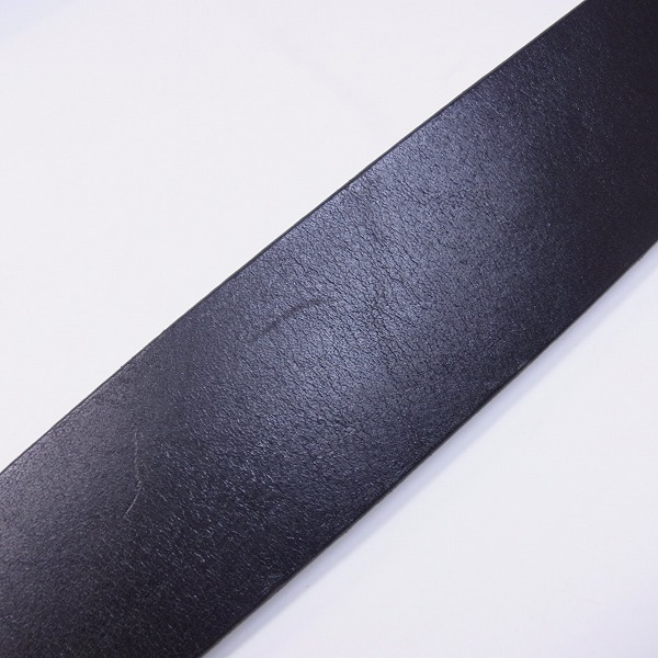 実際に弊社で買取させて頂いたato/アトウ バックル レザーベルト ブラックの画像 5枚目