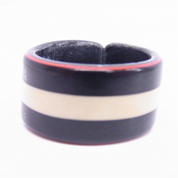 実際に弊社で買取させて頂いたDEROME BRENNER/デロームブレナー リング/指輪 ブラック/黒 17号の画像 1枚目