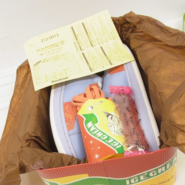 実際に弊社で買取させて頂いたBBC×Reebok ICE CREAM アイスクリーム スニーカー パープル 10-117081/27.5の画像 8枚目