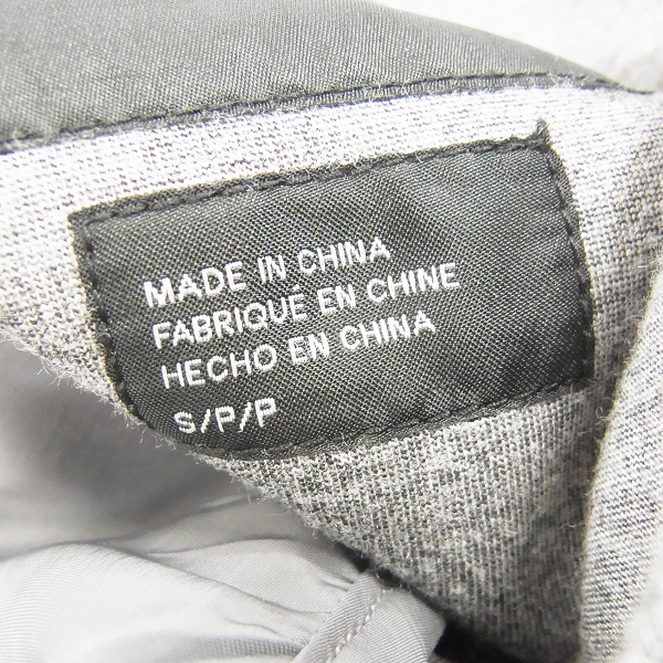 実際に弊社で買取させて頂いたARMANI EXCHANGE/アルマーニエクスチェンジ ジャージージャケット ライトグレー/Sの画像 3枚目