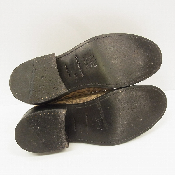 実際に弊社で買取させて頂いたLITHIUM HOMME/リチウムオム レオパード ヒールブーツ/42.5の画像 2枚目