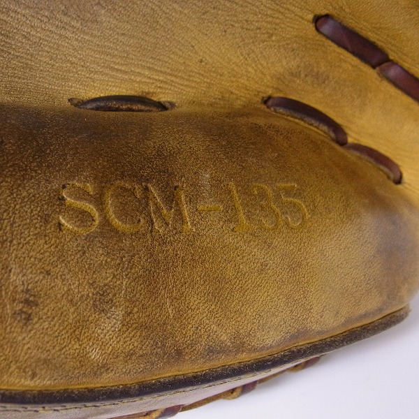 実際に弊社で買取させて頂いたHI-GOLD/ハイゴールド 硬式キャッチャーミット 捕手用 SCM-135の画像 4枚目