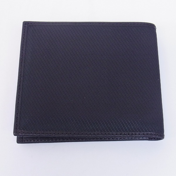 実際に弊社で買取させて頂いたdunhill/ダンヒル 二つ折り財布 ウォレット ブラックの画像 1枚目