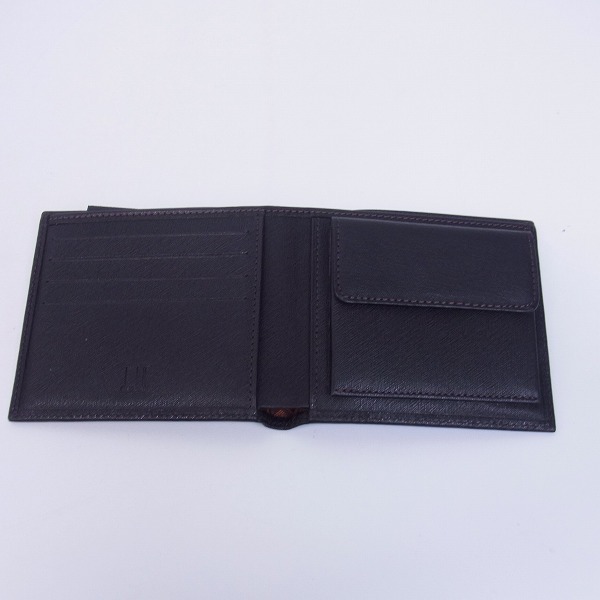 実際に弊社で買取させて頂いたdunhill/ダンヒル 二つ折り財布 ウォレット ブラックの画像 3枚目