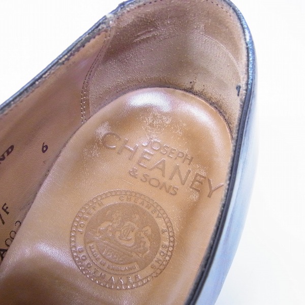 実際に弊社で買取させて頂いたJOSEPH CHEANEY＆SONS/ジョセフ チーニー ＆ サンズ モンクストラップ シューズ 6の画像 4枚目