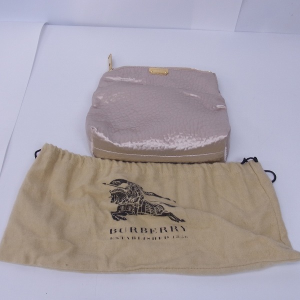 実際に弊社で買取させて頂いたBURBERRY PRORSUM/バーバリープローサム ポーチの画像 9枚目