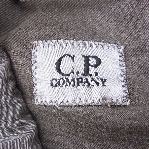 実際に弊社で買取させて頂いたC.P.COMPANY/シーピーカンパニー ジップ ブルゾン/ジャケット カーキ CPU0070 000001/50の画像 2枚目