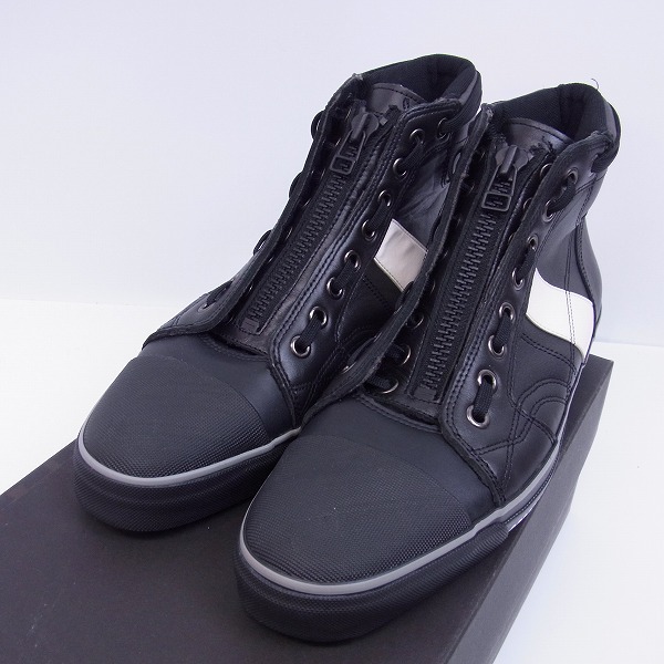 実際に弊社で買取させて頂いたHIROMU TAKAHARA/ヒロムタカハラ センタージップスカルライン ハイカットスニーカー 42