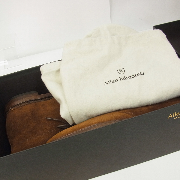 実際に弊社で買取させて頂いたAllen Edmonds/アレンエドモンズ DUNDEE/ダンディ SNUFF SUEDE/スウェード チャッカブーツ 1517/9.5Dの画像 7枚目