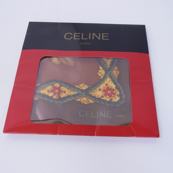 実際に弊社で買取させて頂いたCELINE/セリーヌ 総柄 シルク スカーフ