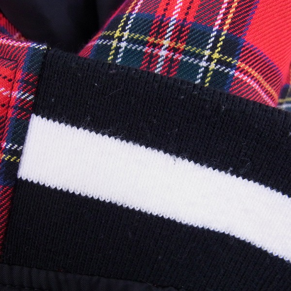 実際に弊社で買取させて頂いたEducation from Youngmachines MENS/デュケーション ヤングマシーン タータンチェックMA-1ジャケット/1の画像 7枚目