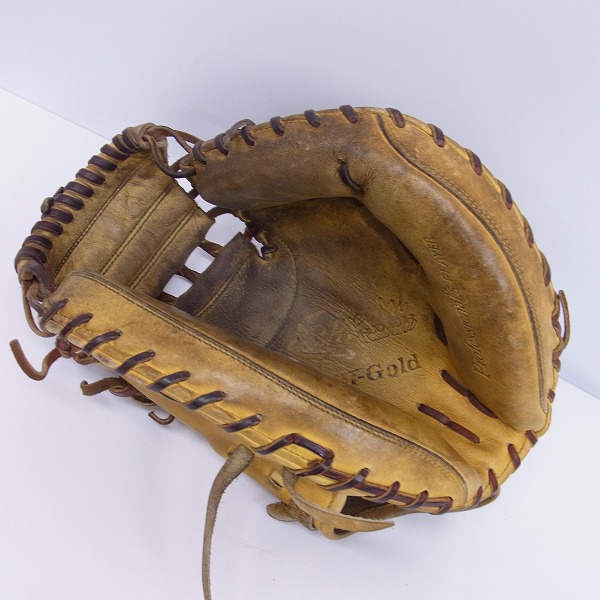 実際に弊社で買取させて頂いたHI-GOLD/ハイゴールド 硬式キャッチャーミット 捕手用 SCM-135の画像 2枚目