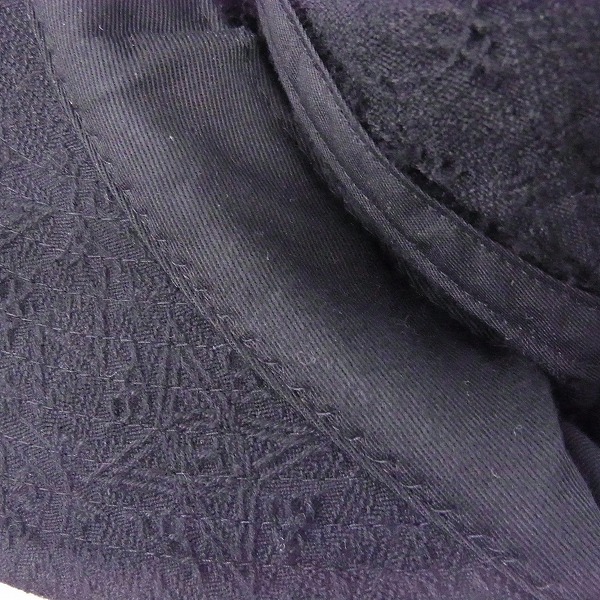 実際に弊社で買取させて頂いたLAD MUSICIAN/ラッドミュージシャン 17SS アナーキズム幾何学デザインキャップ/2117-923の画像 7枚目