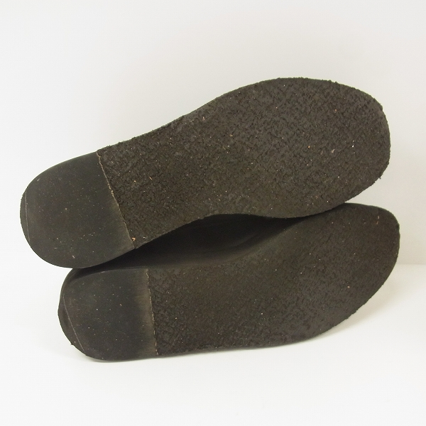 実際に弊社で買取させて頂いたCABANE de ZUCCA/カバンドズッカ レザー レースアップブーツ ブラック/AJ552/Mの画像 2枚目