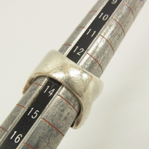 実際に弊社で買取させて頂いたCRAZY PIG/クレイジーピッグ　ラージエビルスカル リング シルバー/13号の画像 6枚目