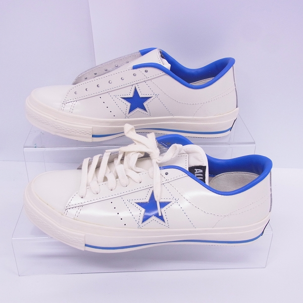 CONVERSE/コンバース ONE STAR/ワンスター OX スニーカー 日本製 白青 ...