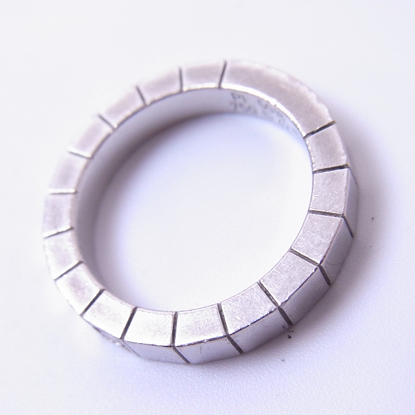 実際に弊社で買取させて頂いたCartier/カルティエ LANIÈRES RING/ラニエール K18 ホワイトゴールド リング/w1P ダイヤ #47/7号の画像 2枚目