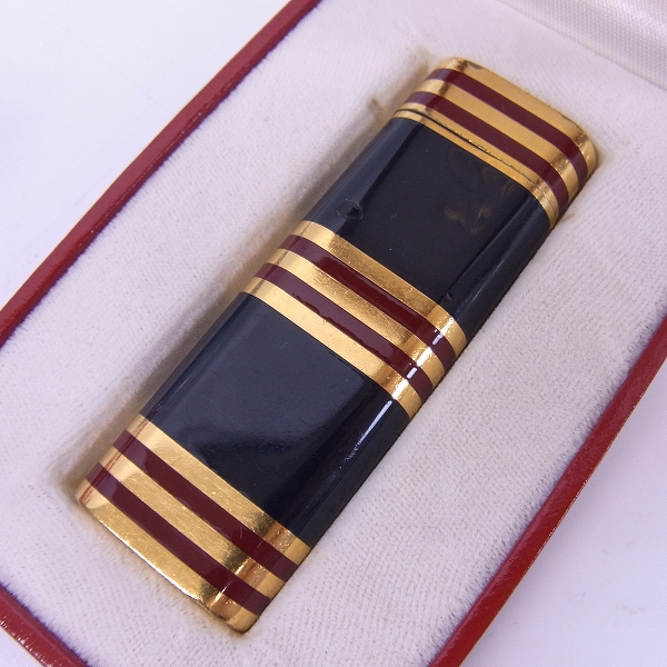 実際に弊社で買取させて頂いたCartier/カルティエ ガスライター ライン柄