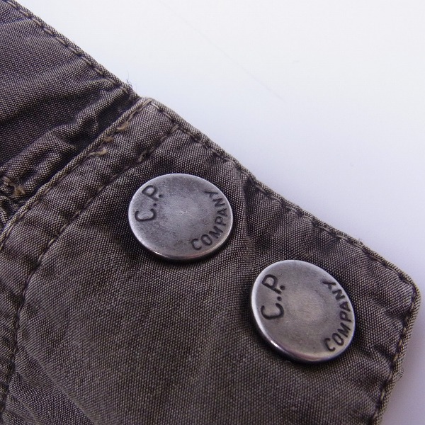 実際に弊社で買取させて頂いたC.P.COMPANY/シーピーカンパニー ジップ ブルゾン/ジャケット カーキ CPU0070 000001/50の画像 8枚目