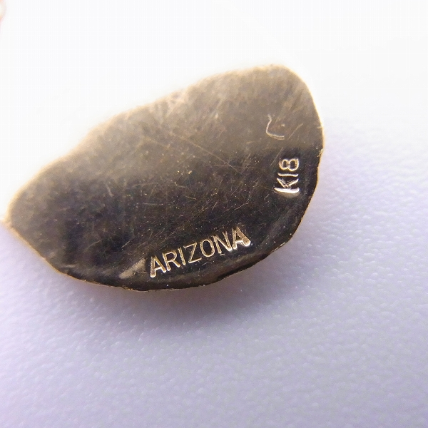 実際に弊社で買取させて頂いた【カスタム】ARIZONA FREEDOM/アリゾナフリーダム全金 K18 タタキ ペンダント/チャームの画像 5枚目