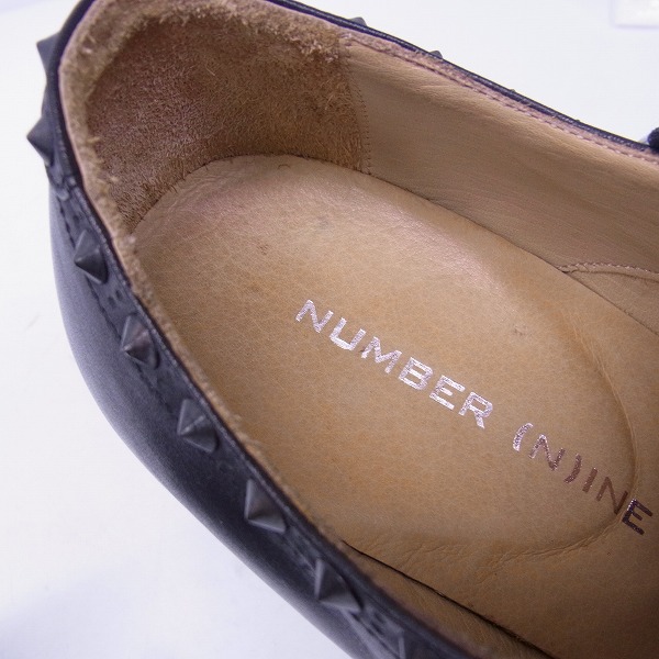 NUMBER (N)INE/ナンバーナイン スタッズ ウィングチップ レザー 