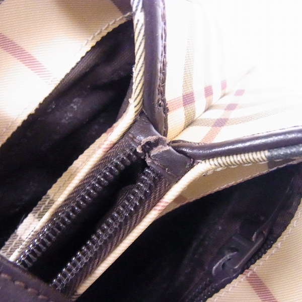 実際に弊社で買取させて頂いたBurberry LONDON/バーバリーロンドン ハンドバッグ  タータンチェック柄 PVCの画像 8枚目