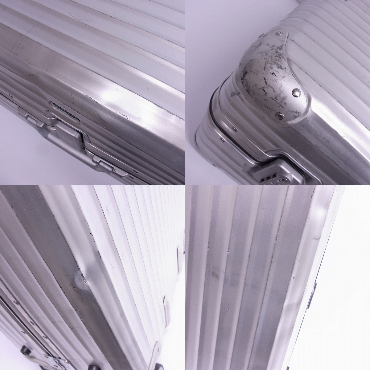 実際に弊社で買取させて頂いたRIMOWA/リモワ ルフトハンザ TOPAZ/トパーズ アルミコレクション マルチホイールXL スーツケース 4輪 82L 921.71の画像 8枚目