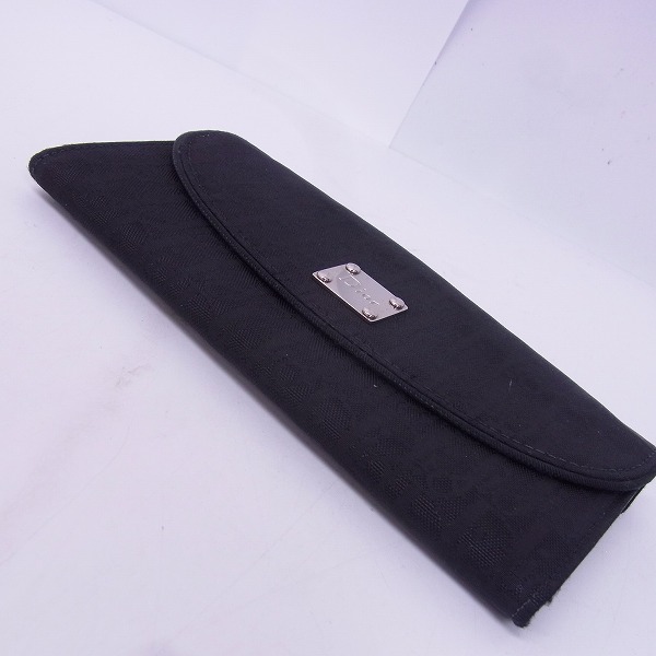 実際に弊社で買取させて頂いたChristian Dior/クリスチャンディオール トロッター 長財布 ブラックの画像 2枚目