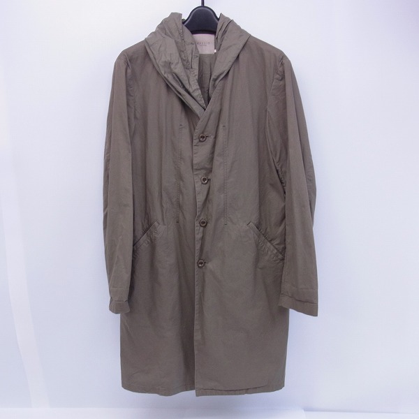 実際に弊社で買取させて頂いたVALLIS by FACTOTUM/ヴァリスバイファクトタム ダンプスカーフショップコート/46