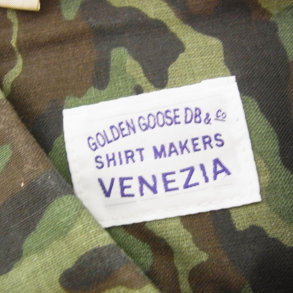 実際に弊社で買取させて頂いたGOLDEN GOOSE/ゴールデングース 迷彩柄/カモフラ柄 長袖シャツ G26U522.A5/XSの画像 2枚目