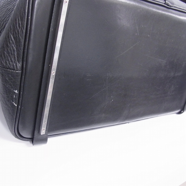 実際に弊社で買取させて頂いたJOHN LAWRENCE SULLIVAN/ジョンローレンスサリバン カウハイドレザー ボストントートバッグ 8A003 14 61の画像 2枚目