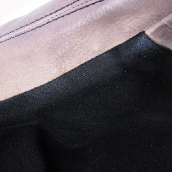 実際に弊社で買取させて頂いたC.P.COMPANY/シーピーカンパニー レザージャケット/50の画像 7枚目