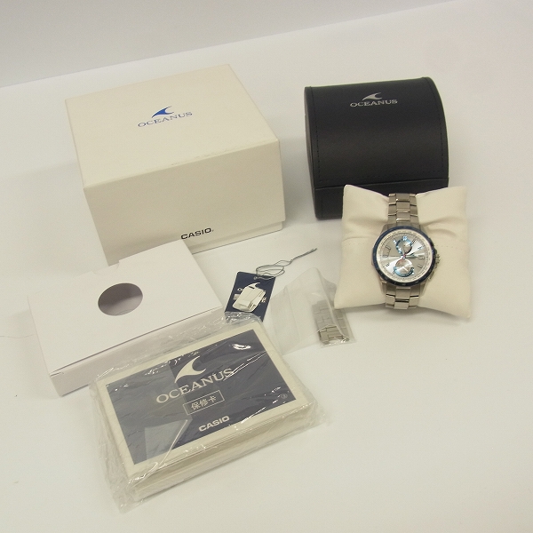実際に弊社で買取させて頂いたCASIO OCEANUS/カシオ オシアナス ソーラー 電波時計 OCW-T2500C-7AJFの画像 6枚目