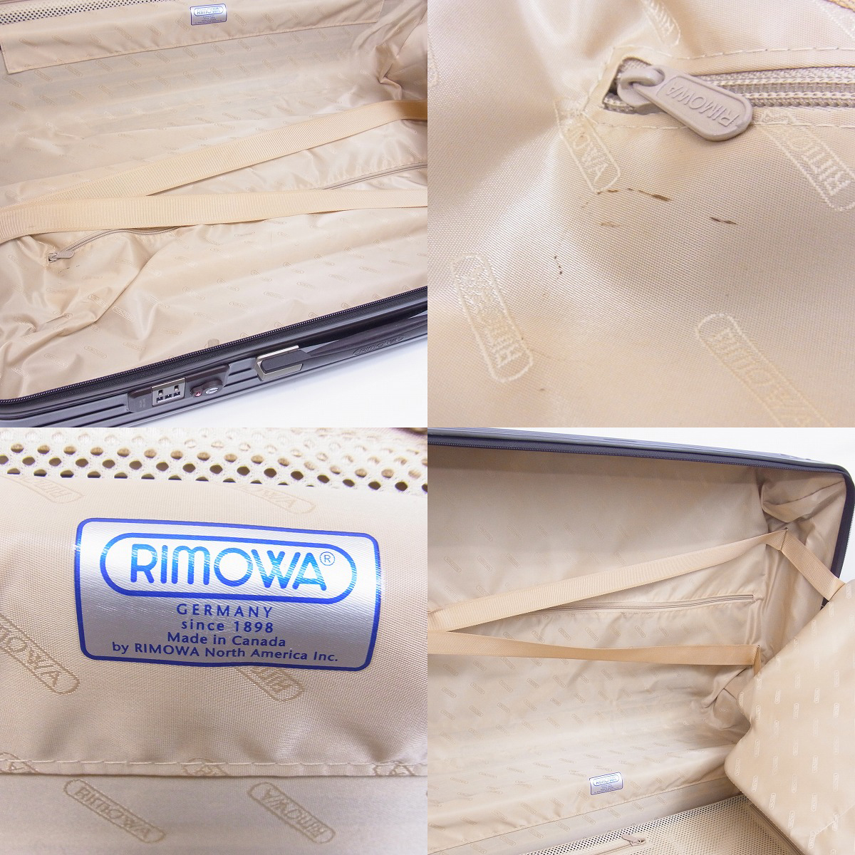 実際に弊社で買取させて頂いたRIMOWA/リモワ SALSA DELUXE/サルサデラックス キャリーケース 830.70.52.4/86L の画像 5枚目