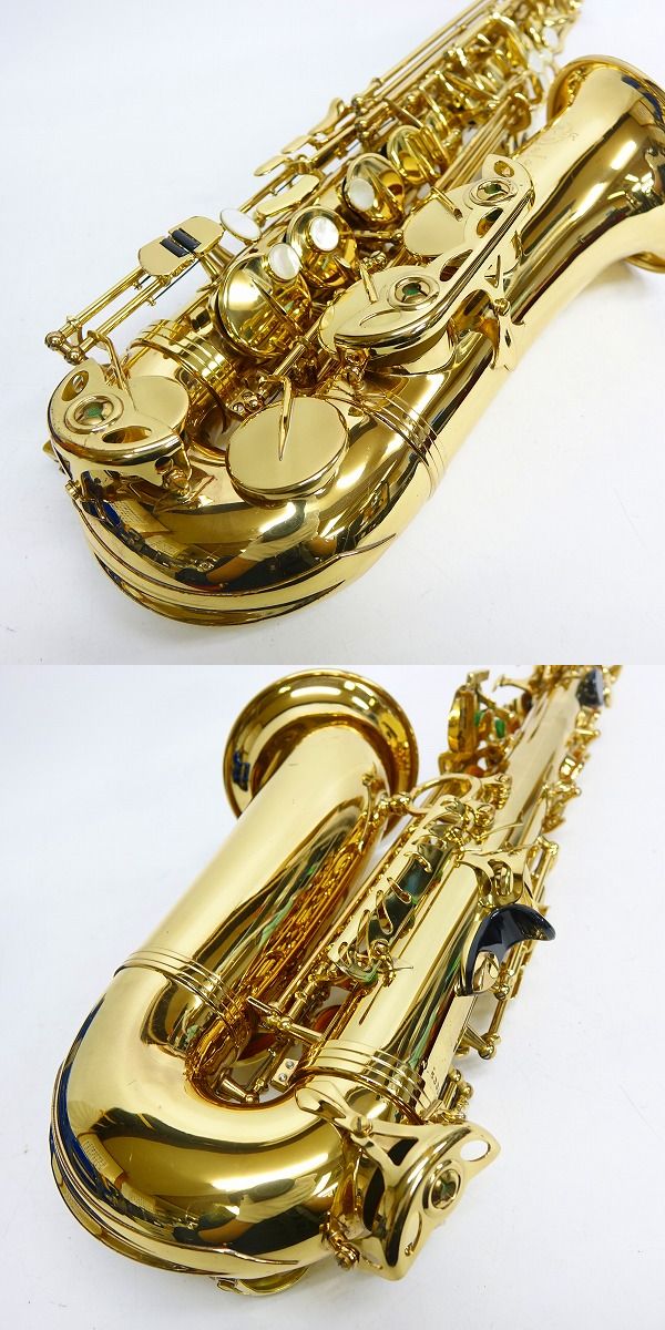 実際に弊社で買取させて頂いた【詳細不明】SELMER/セルマー アルトサックス SuperAction SA80 Serie Ⅱ MEYER 5Mマウスピース/不明リガチャー付きの画像 3枚目
