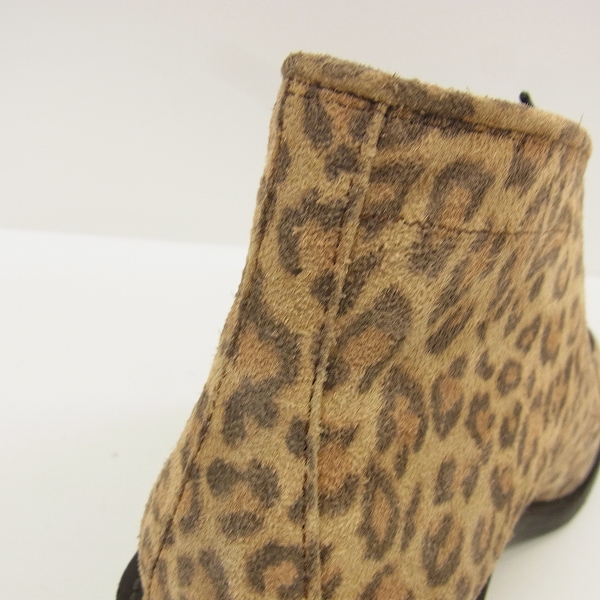 実際に弊社で買取させて頂いたLITHIUM HOMME/リチウムオム レオパード ヒールブーツ/42.5の画像 7枚目