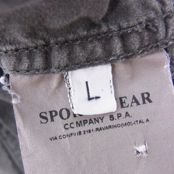 実際に弊社で買取させて頂いたC.P.COMPANY/シーピーカンパニー ミリタリー ジップ シャツ 531810805/234/Lの画像 3枚目