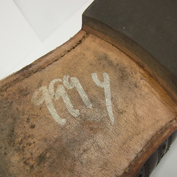 実際に弊社で買取させて頂いたALLEN EDMONDS/アレンエドモンズ マカリスター ウィングチップシューズ 6275/10Dの画像 6枚目