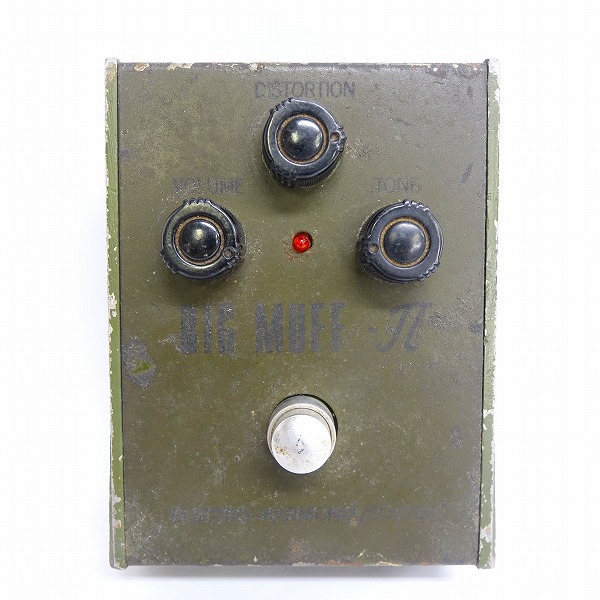 実際に弊社で買取させて頂いた【動作確認済】Electro-Harmonix/エレクトロハーモニクス SOVTEK BIG MUFF π ロシア製 トーンフォント エフェクター
