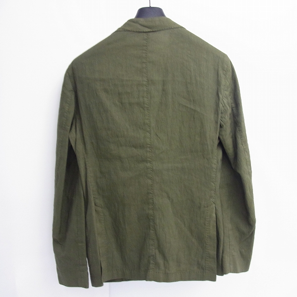 実際に弊社で買取させて頂いたC.P.COMPANY/シーピーカンパニー VANGUARD リネン混 2B ジャケット 02CMBZ115A/50の画像 1枚目