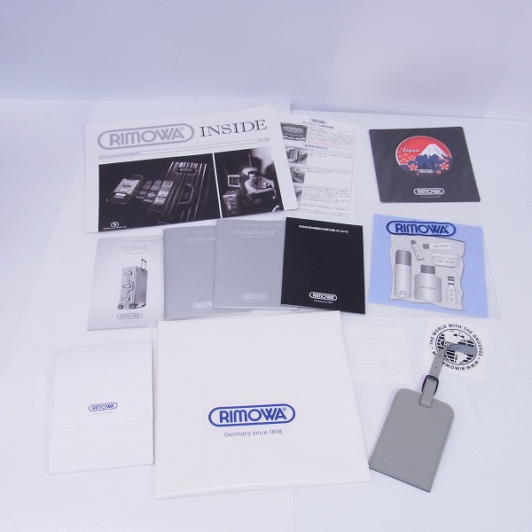 実際に弊社で買取させて頂いたRIMOWA/リモワ TOPAS/トパーズ キャリーバック/スーツケース 4輪/マルチホイール 32L の画像 9枚目