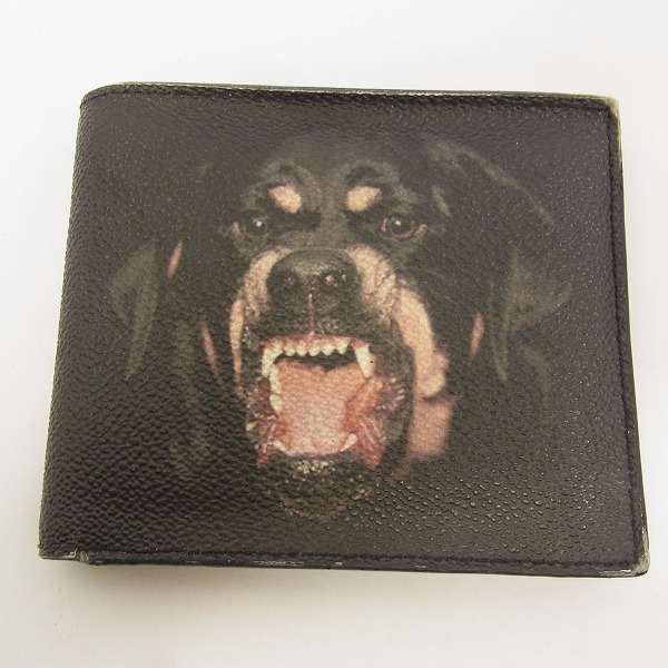 実際に弊社で買取させて頂いたGIVENCHY/ジバンシー Rottweiler/ロットワイラー  Bi-Fold/2つ折り 財布 カードケース/札入れ
