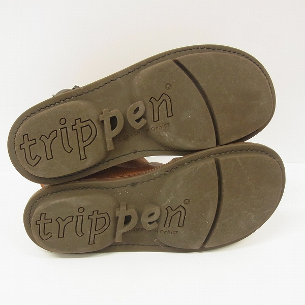 実際に弊社で買取させて頂いたtrippen/トリッペン ボム クオイ レザー ショートブーツ メンズ 42の画像 2枚目