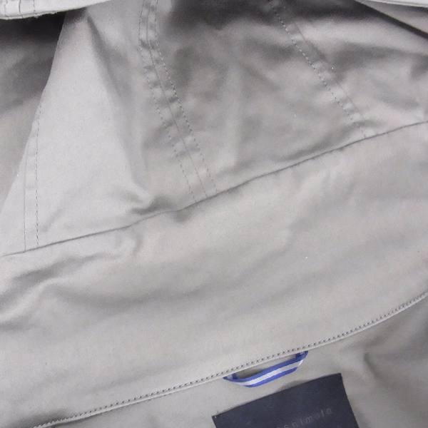 実際に弊社で買取させて頂いたjunhashimoto/ジュンハシモト POWERED CLOTH ジップアップ コート カーキの画像 7枚目