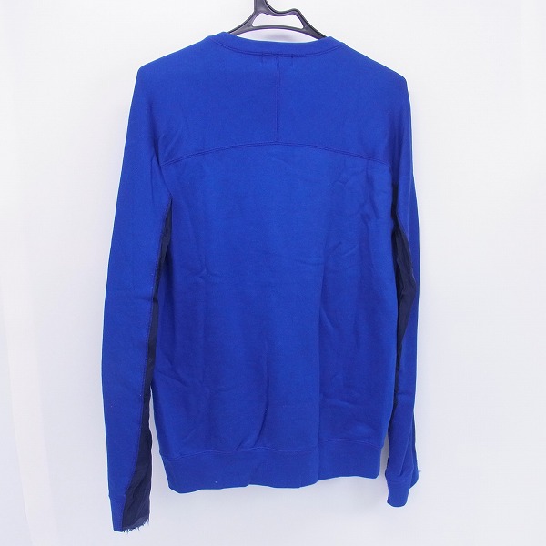 実際に弊社で買取させて頂いたkolor/カラー 13SS キュプラ切替 長袖スウェット/トレーナーブルー 2の画像 1枚目
