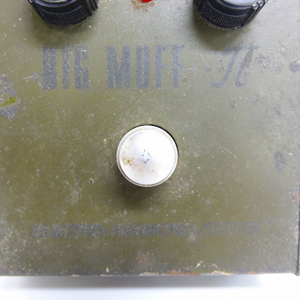 実際に弊社で買取させて頂いた【動作確認済】Electro-Harmonix/エレクトロハーモニクス SOVTEK BIG MUFF π ロシア製 トーンフォント エフェクターの画像 1枚目