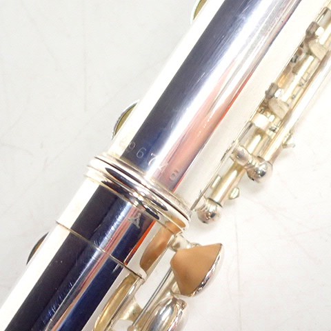 実際に弊社で買取させて頂いたYAMAHA/ヤマハ YFL-211/YFL211 フルート 頭部管リッププレート部分にAg925刻印あり Eメカ付き ハードケース付の画像 7枚目