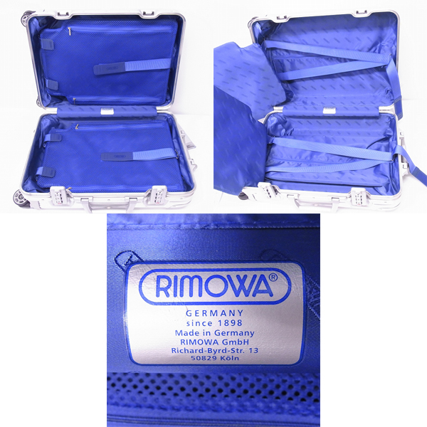 実際に弊社で買取させて頂いたRIMOWA/リモワ TOPAS/トパーズ キャリーバック/スーツケース 4輪/マルチホイール 32L 923.52 の画像 6枚目